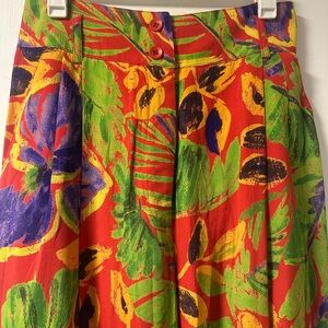 Vintage ‘80s Byblos Tropical Print Pants